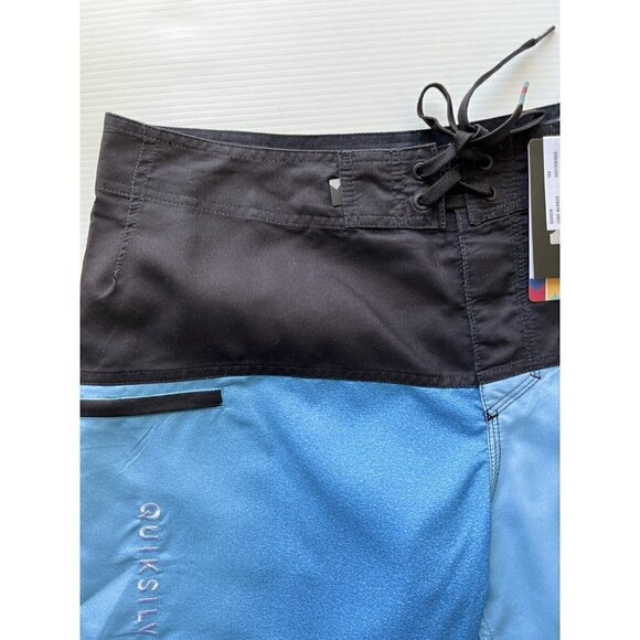 Quiksilver Men's Black Highline Slab 20" Swim trunk Boardshorts Size 32X20 - Picture 10 of 11